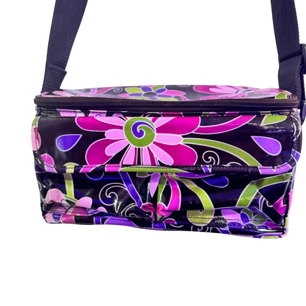 VERA BRADLEY Pink and Brown insulated tote Super Cute! - Picture 2 of 9